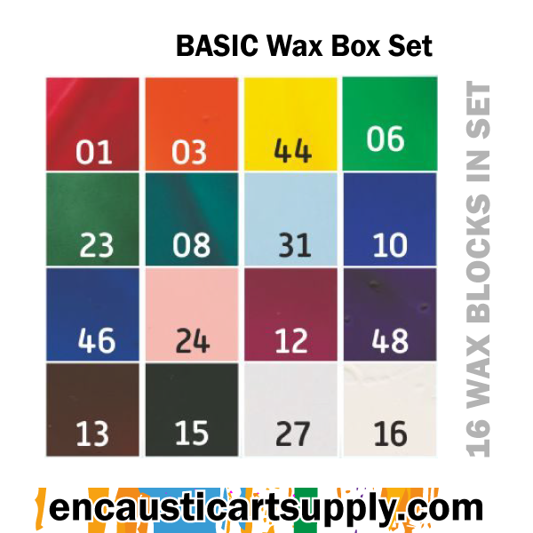 Encaustic Art Basic Selection of wax blocks