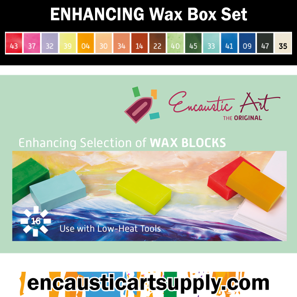 Encaustic Art Enhancing Selection of wax blocks
