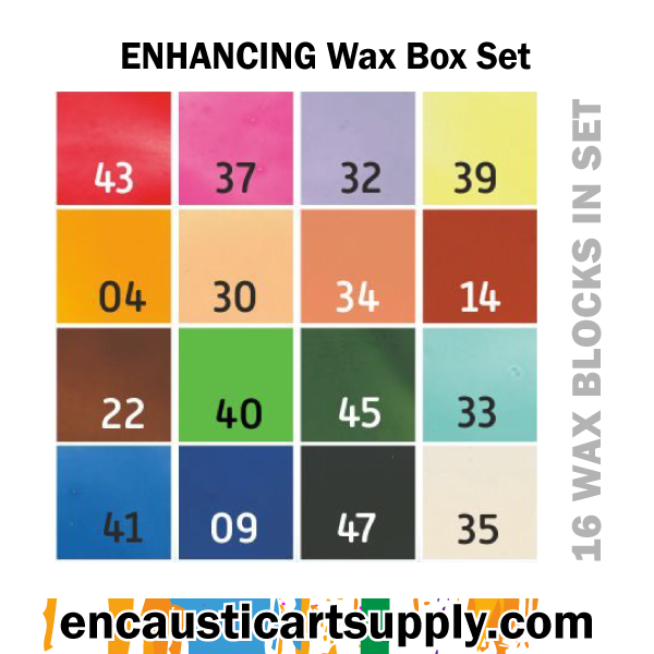 Encaustic Art Enhancing Selection of wax blocks