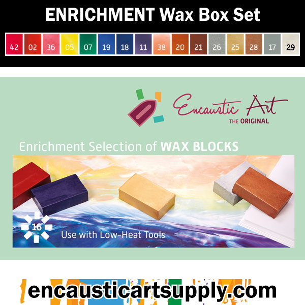 Encaustic Art Enrichment Selection of wax blocks