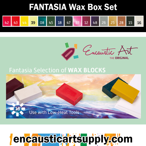 Encaustic Art Fantasia Selection of wax blocks