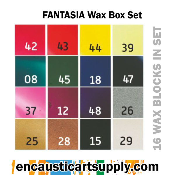 Encaustic Art Fantasia Selection of wax blocks