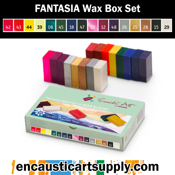 Encaustic Art Fantasia Selection of wax blocks