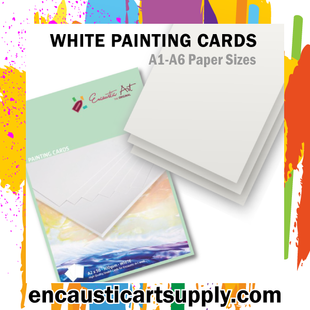 Painting Art Cards - White