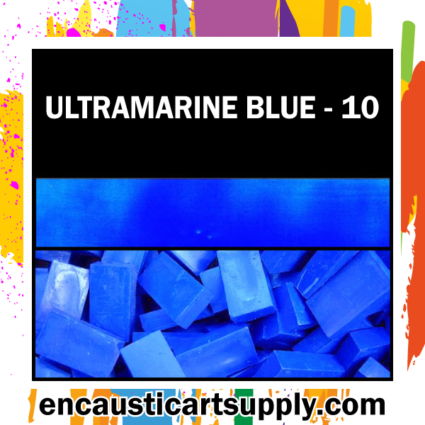 Encaustic Art Wax Blocks 16 pcs - Ultramarine