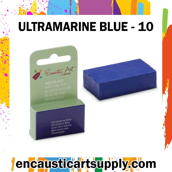 Encaustic Art Wax - Individual Boxed Block - Ultramarine
