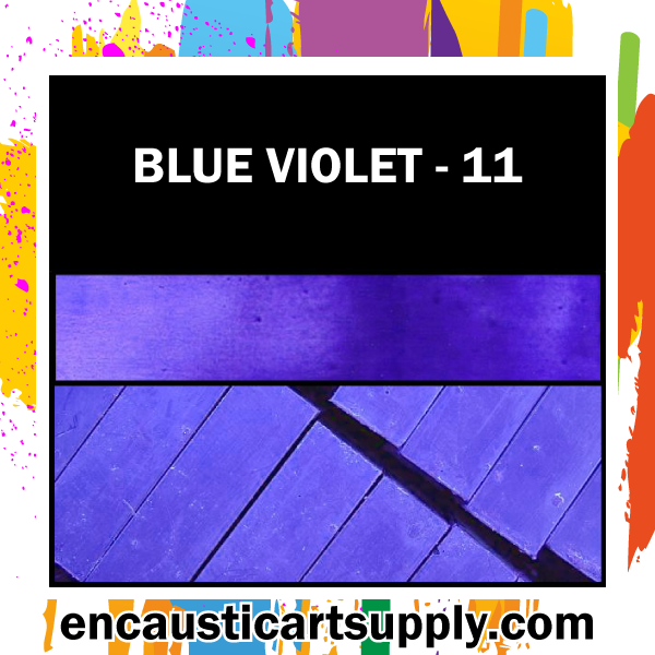 Encaustic Art Wax Blocks 16 pcs - Blue violet