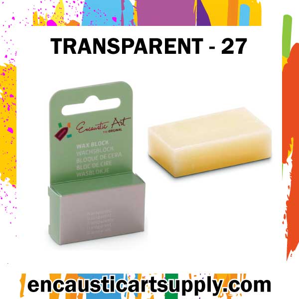 Encaustic Art Wax - Individual Boxed Block - Clearwax