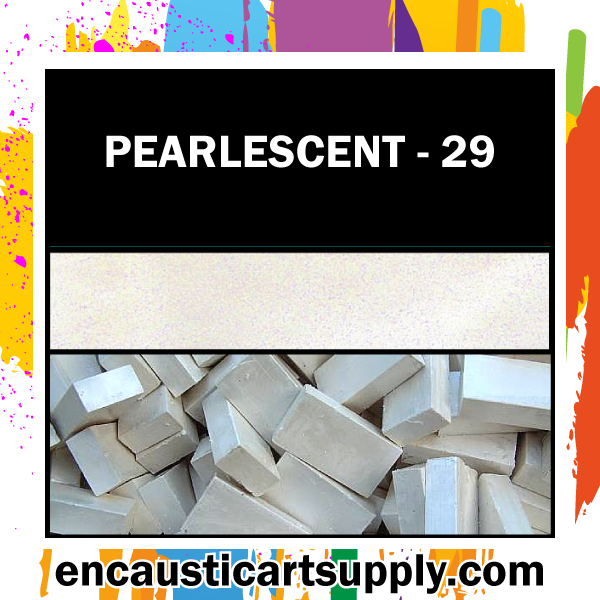 Encaustic Art Wax Blocks 16 pcs - Pearlescent