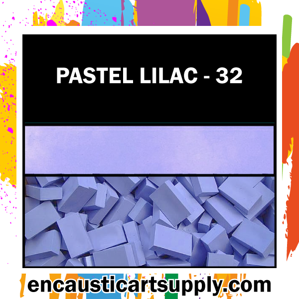 Encaustic Art Wax Blocks 16 pcs - Pastel lilac