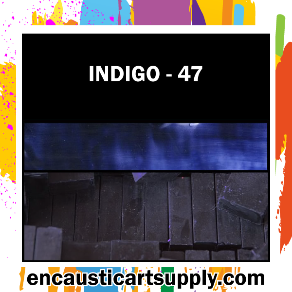 Encaustic Art Wax Blocks 16 pcs - Indigo